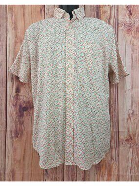 Southern Tide Mens Intercoastal Chili Pepper Shirt Medium